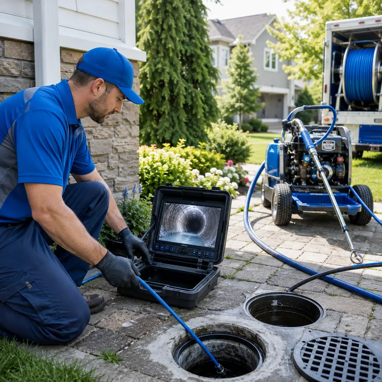 Outdoor drain cleaning professionals serving Cedar Point, IL
